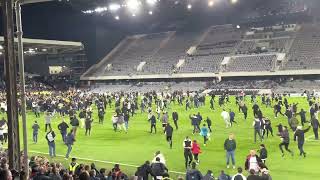 Fulham vs Preston North End - Promotion to Premier League Pitch Invasion, Craven Cottage, April 2022