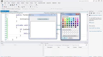 53  برمجة الواجهات   RichTextBox, ColorDialog, FontDialog