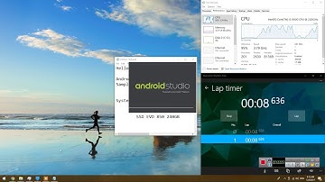 Android Studio Benchmark i5-8400 & SSD