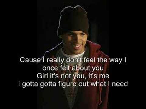 Chris Brown - Say goodbye (Lyrics)