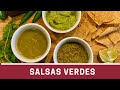 Tres Salsas Verdes con Jalapeños | The Frugal Chef