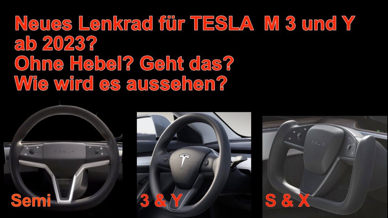 Tesla ohne Lenkrad-Hebel: Nachrüst-Lösung geplant >