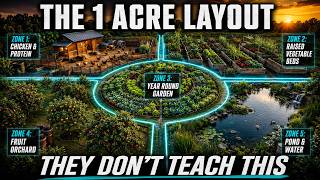 1 Acre Homestead: FREE Food All Year With This Layout