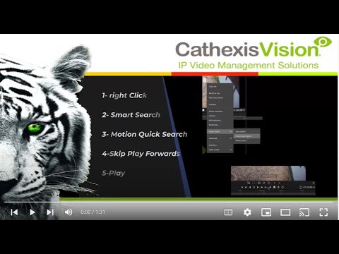 CathexisVision Carbon motion quick play - YouTube