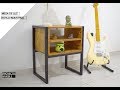 COMO HACER MESA DE LUZ, HIERRO Y MADERA, ESTILO INDUSTRIAL (BED TABLE) - PROYECTO MUEBLE