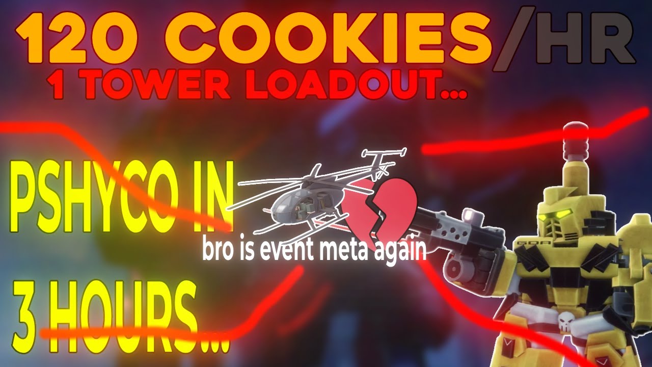 The BEST way to grind cookies || ROBLOX TDX