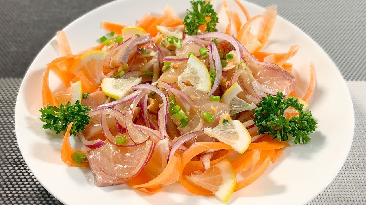 かんぱちの中華風カルパッチョ | レシピ | ニッスイ
