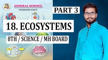 ECOSYSTEM / PART 3 / 8TH / SCIENCE/  CHAPTER 18 / MAHARASHTRA BOARD