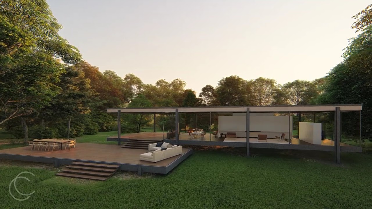 FARNSWORTH HOUSE | Architectural Animation | Lumion 9