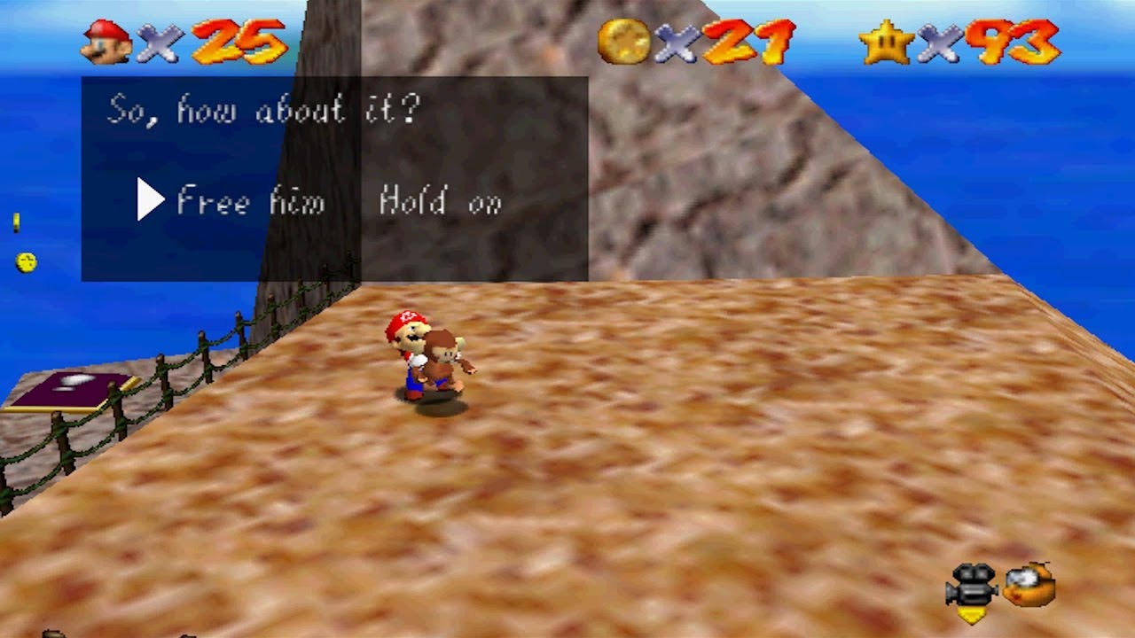Mario 64 Mystery Of The Monkey Cage Super Mario 64: Part 88: Tall, Tall Mountain (Star 2: Mystery of the