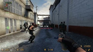 Counter Strike Source Train Bots #7 Only Sniper Rifles