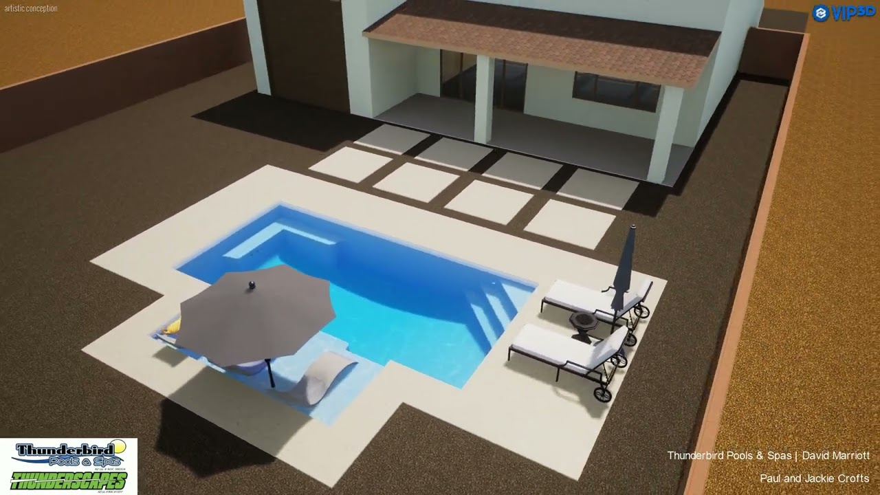 2023 - Crofts Residence Phase 1 - Thunderbird Pools - D Marriott