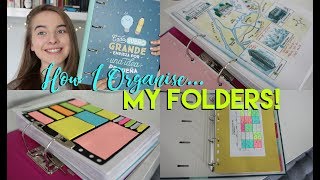 How I Organise my Notes and Folders for School 2017!