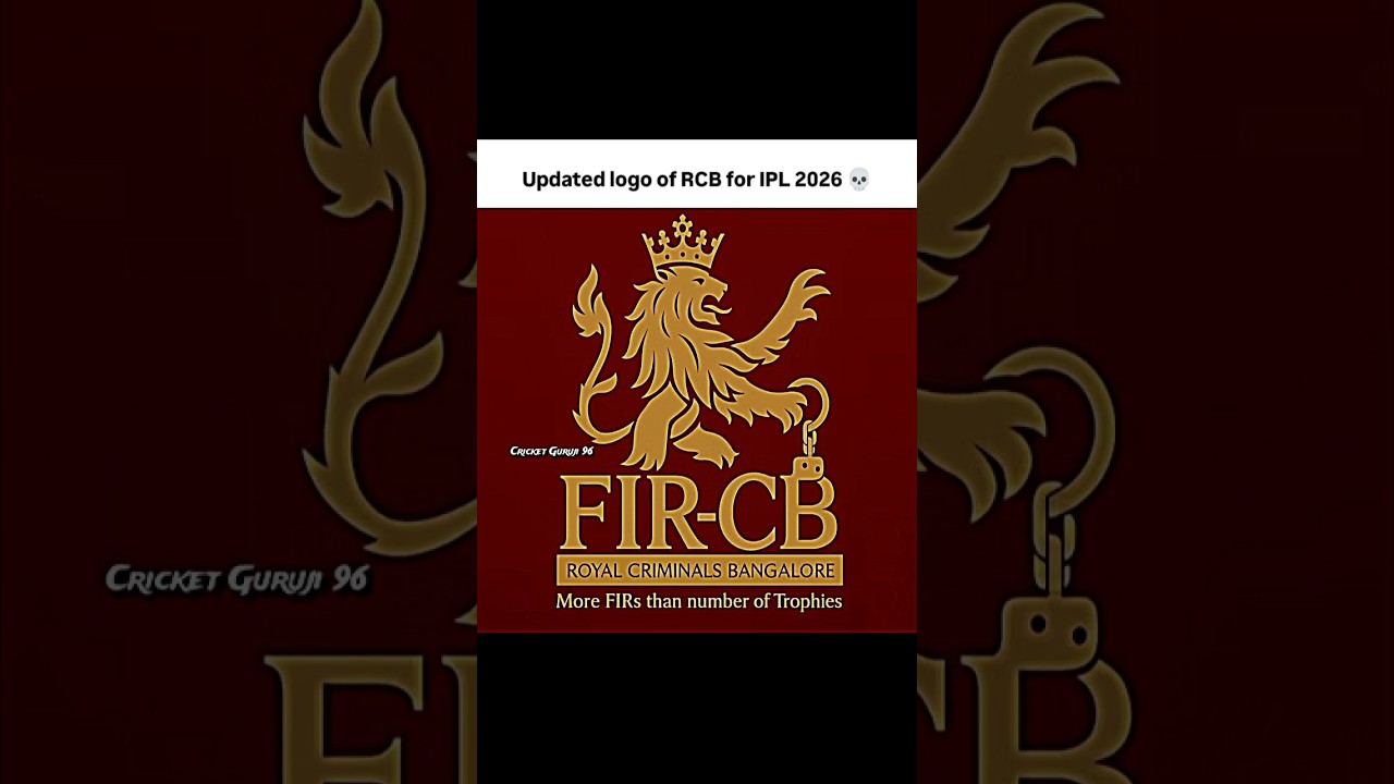 RCB Logo Updated For IPL 2026 🥸 