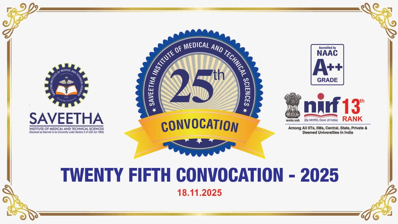 TWENTY FIFTH CONVOCATION 2025 - SIMATS