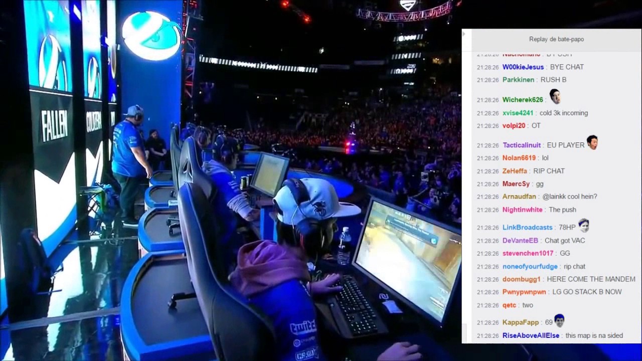 Twitch Chat reacts to coldzera 4k mirage mlg colombus