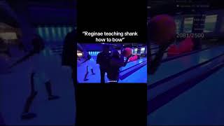 Reginae teaching shank bowling but bro has his own moves in mind ❤️😘 #shank #status #viral