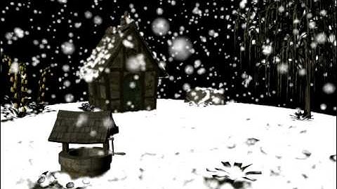 Maya nParticle Snowfall Test