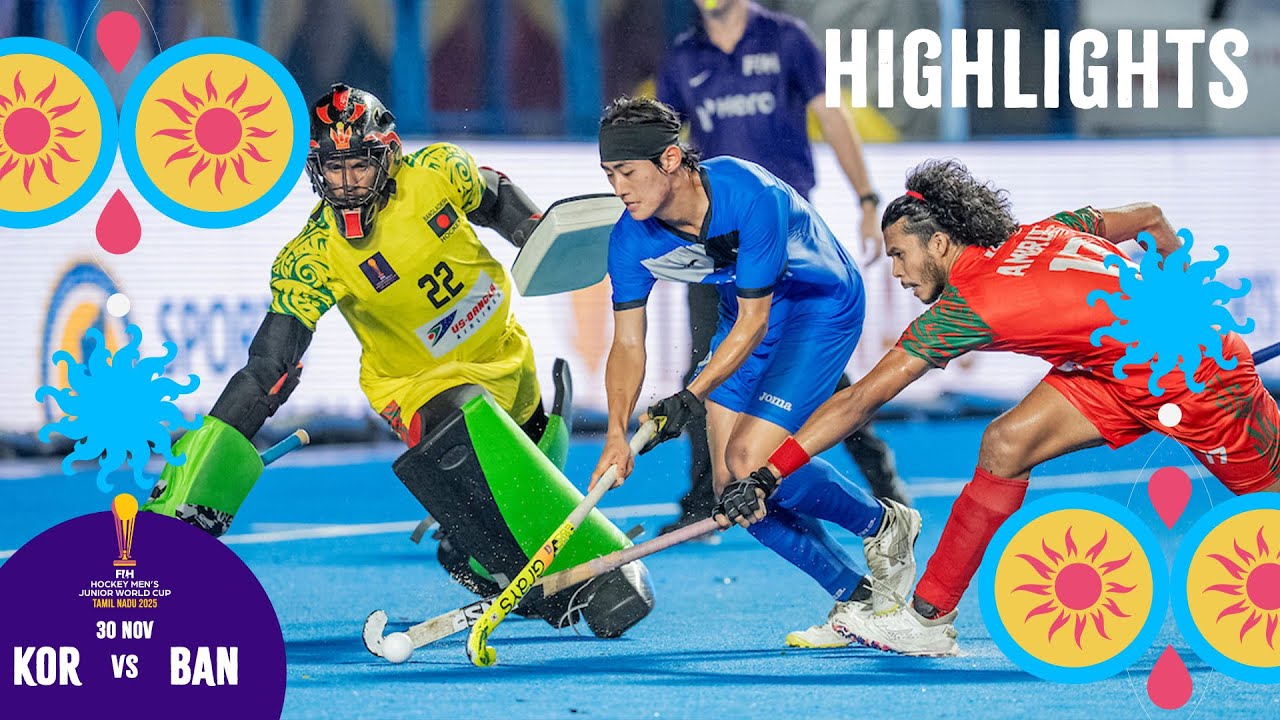 Чемпионат мира по хоккею с шайбой среди юниоров среди мужских команд 2025 года в Тамил Наду: игра...