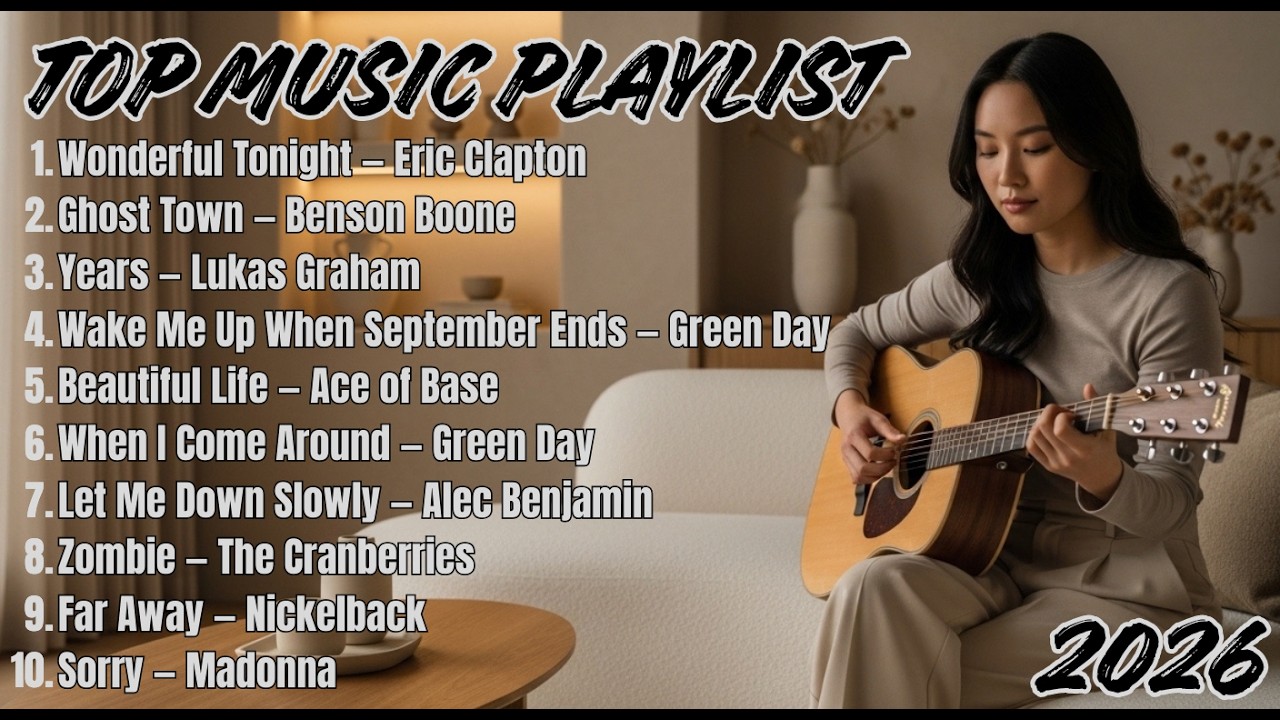 Love Songs Of All Time Playlist-Relaxing Love Songs Cover. Green Day, Savage Garden, Eric Clapton