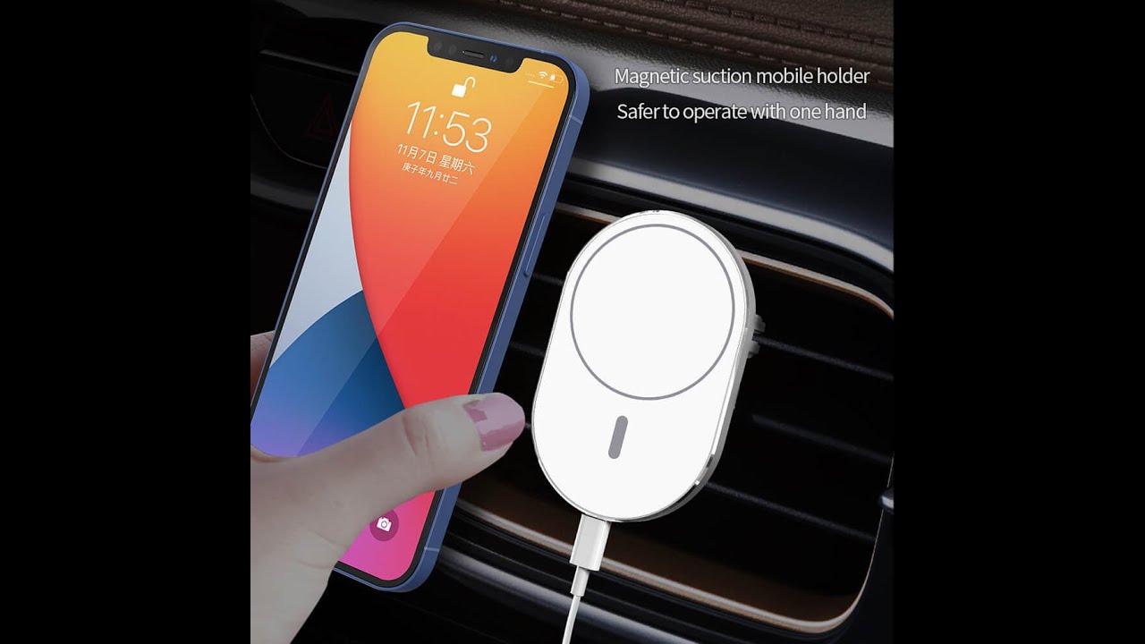 Best Car Air Vent Mount Pro Wireless Charger iPhone 12 pro max