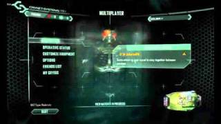 Crysis 2 Menu