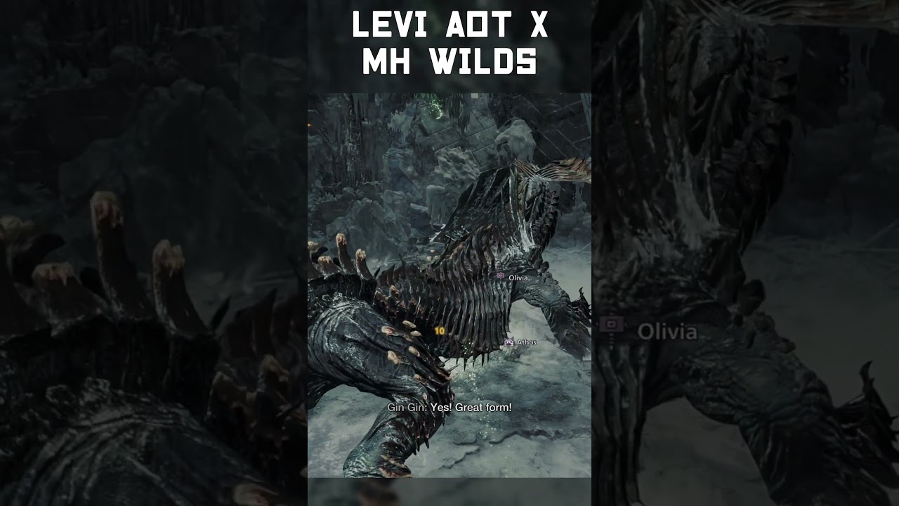 Levi AoT x Monster Hunter Wilds