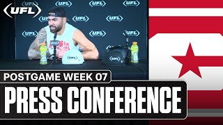 DC Defenders Week 7 Postgame Press Conference | United Football League