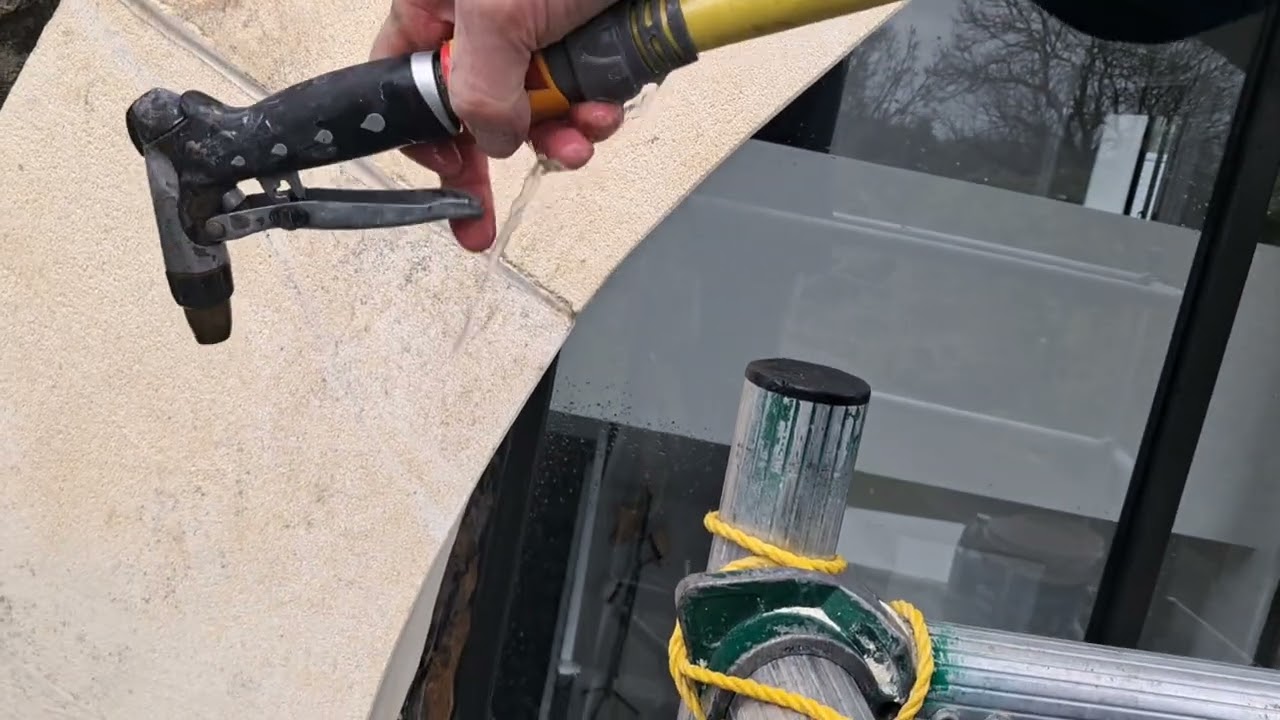 Cleaning lime stone archway in aotearoa nz how to clean lime rock