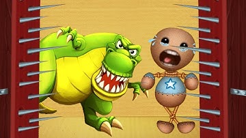 Spines Dinosaurs T-rex vs Fun Buddy | Kick The Buddy