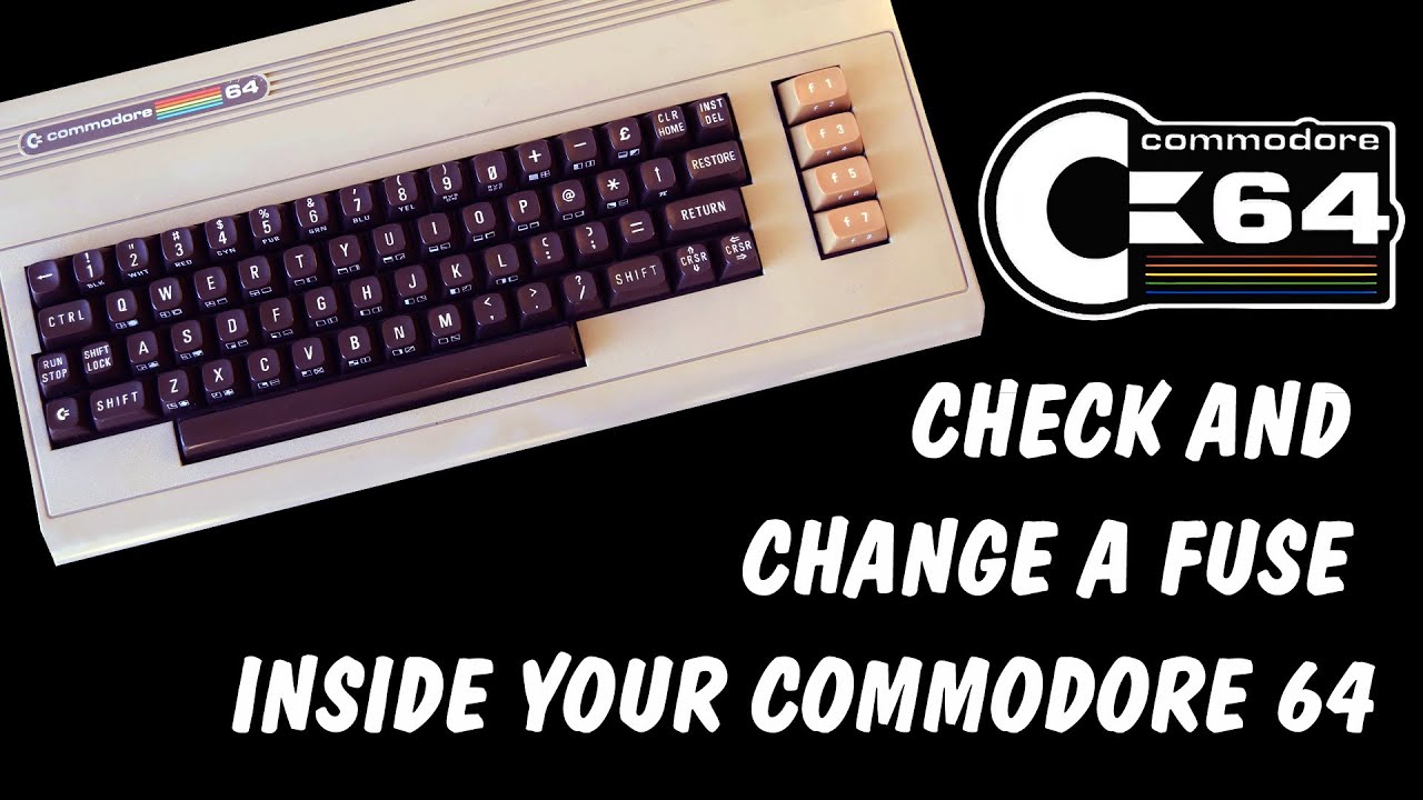 How to check and change a fuse inside your Commodore 64 - My Arcade INTRO