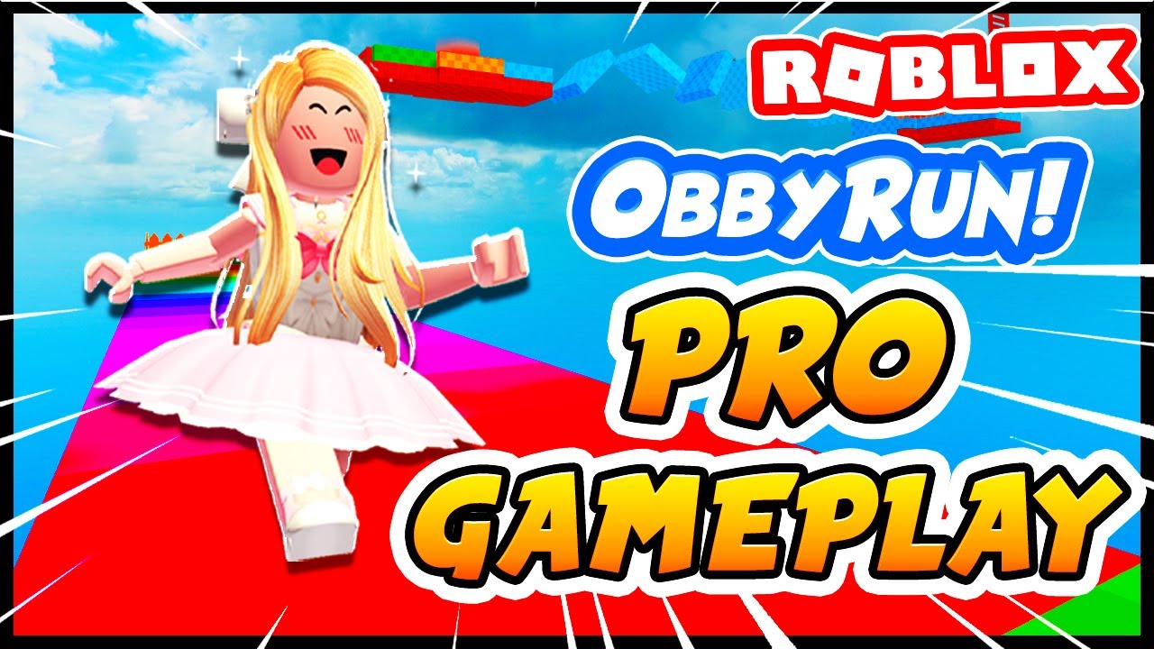 Roblox Obby Run Pro Gameplay Youtube - image of a roblox noob running obby