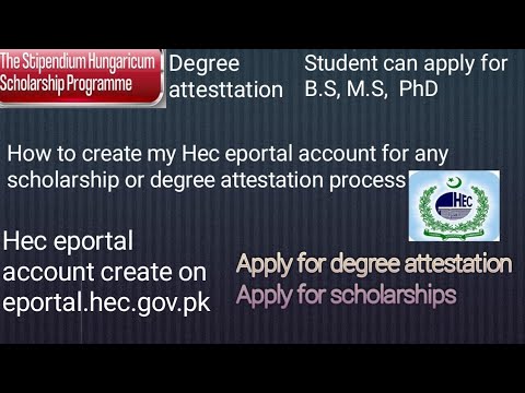 How to create hec eportal account successfully for application submission process