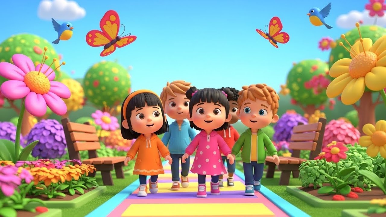 Kindness Parade Song for Kids | Good Manners Song, Nursery Rhyme & Baby Songs 💖🎶👧🧒