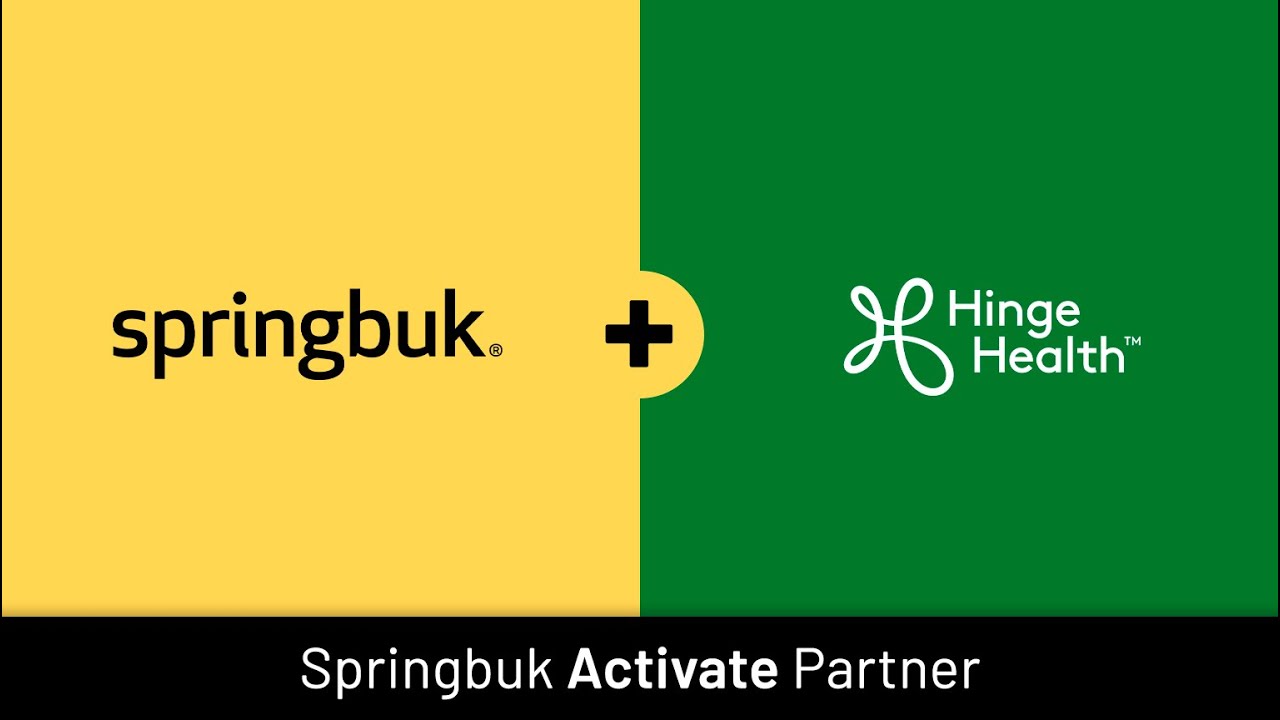 Hinge Health - Springbuk Activate Partner - YouTube