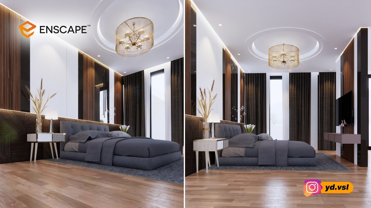 TUTORIAL SETTING RENDER 3D INTERIOR KAMAR TIDUR - ENSCAPE 3D 3.2 - YouTube