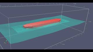 OpenFOAM: Dropped Model Hull with 6DOF motion and overset mesh (coarse mesh)