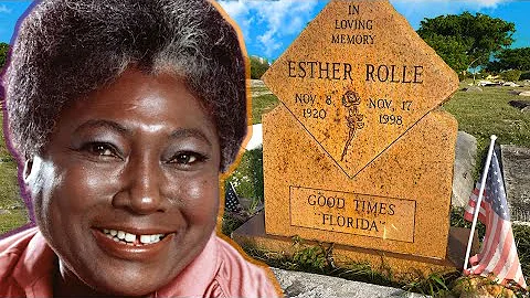 Good times!! The grave of Esther Rolle