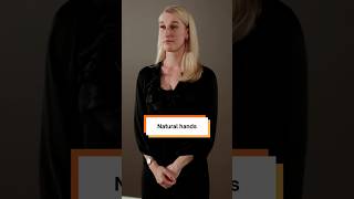 How to keep your hand gestures natural when speaking #presentationskills #communication