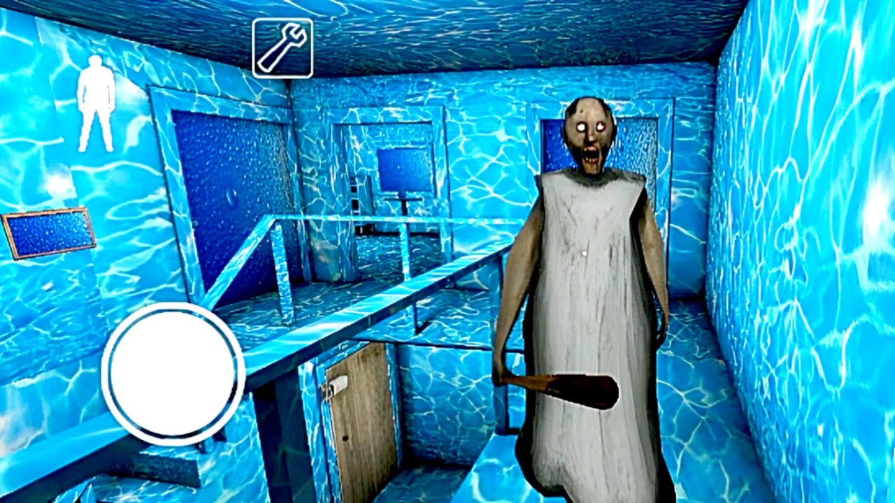 Granny game Horror escape Gameplay Granny house in Underwater 😨