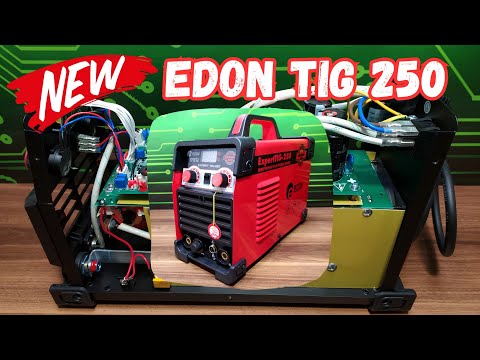 Зварювальний аргонодуговий апарат Edon Expert TIG-250 + MMA (DC, 20-250 А, MMA 1.0-4.0 мм, Гарантія 2 роки), видео 1