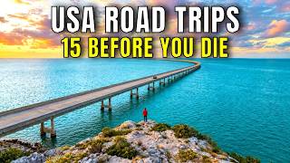 15 Road Trips in the USA To Take Before You Die | Ultimate Bucket List | 4K