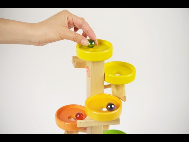 トレイクーゲルタワー・レインボー/ベック(ドイツ) Tellerturm bunt (Plate tower made of maplewood)/  Beck Spielwaren GmbH