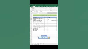 how to add star rating to a list in excel. #excel #exceltips #shorts #shortvideo #youtubeshorts