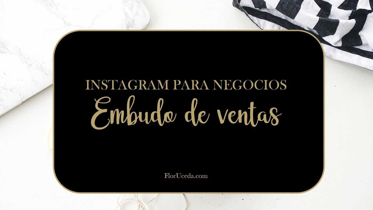 Mi embudo de ventas para Instagram ⭐ Instagram para negocios YouTube