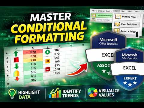 🔥 MASTER Excel Conditional Formatting Like a PRO! 🚀 | Highlight Data Instantly