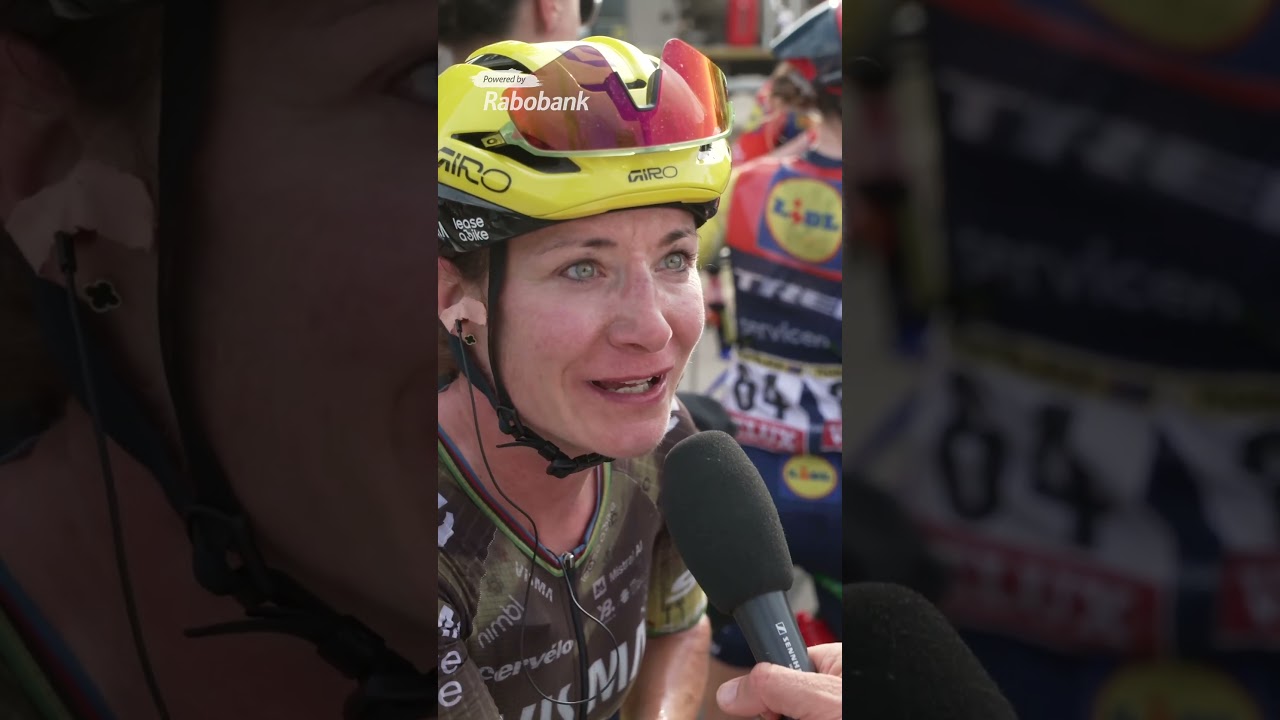 Marianne Vos over de tactische keuzes in etappe 3, waarin ze derde werd.