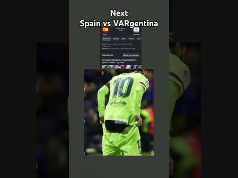 Spain vs vargentina