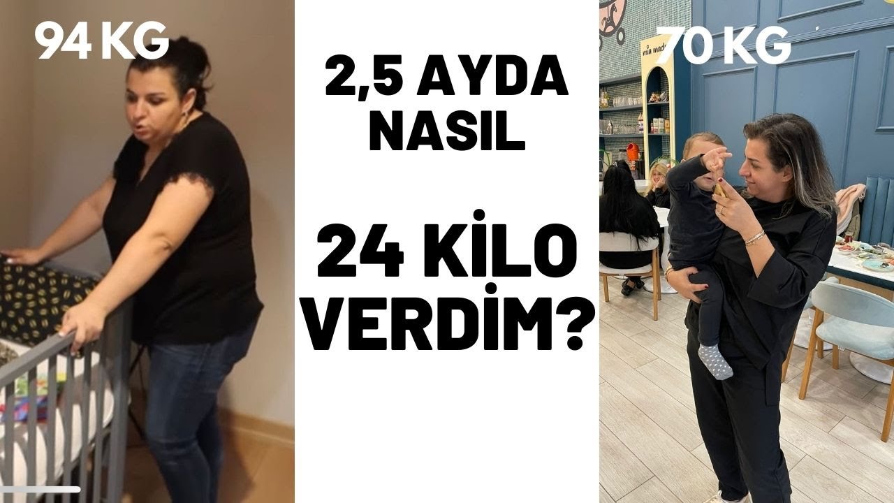 NASIL 24 KİLO VERDİM? - 2,5 Ayda diyetisyensiz, aç kalmadan zayıfladım :) Benim zayıflama hikayem