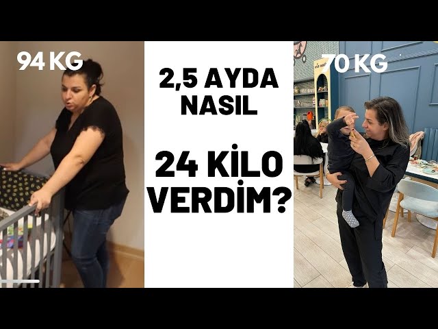 NASIL 24 KİLO VERDİM? - 2,5 Ayda diyetisyensiz, aç kalmadan zayıfladım :) Benim zayıflama hikayem class=